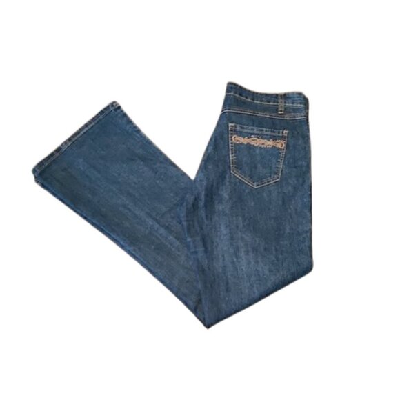 COS High-Rise Boho Embellished Bootcut Jeans - Picture 5 of 6